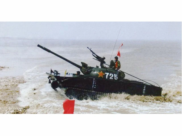 潭龙的原型中国63A型水陆坦克